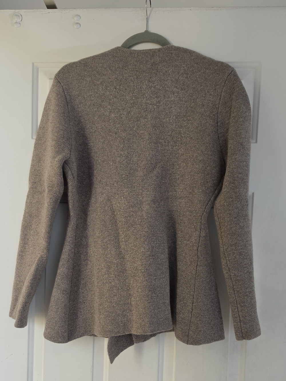 Zara Peplum Wool Knit Blazer - Picture 6 of 11